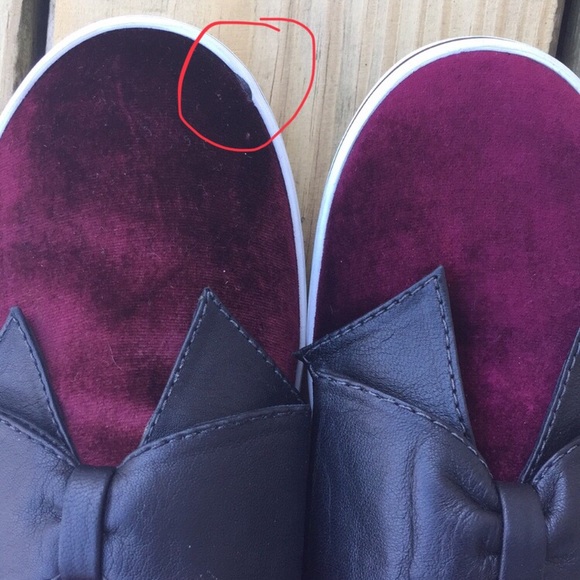 Kate Spade Delise Slip on Suede w leather bow 8.5 - Picture 3 of 8